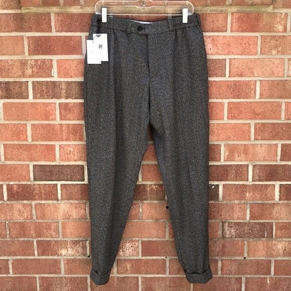 PT Torino Rebel Fit Wool Jogger Trousers sz 35 - Picture 1 of 16